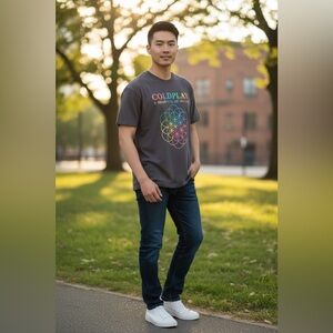 2016 Coldplay "A Head Full of Dreams" concert tour tee Size XL